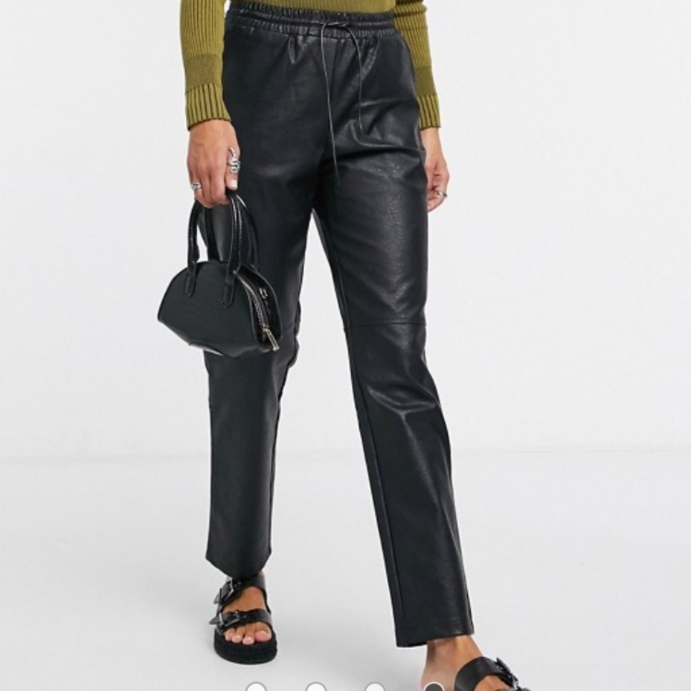 ASOS faux leather pants